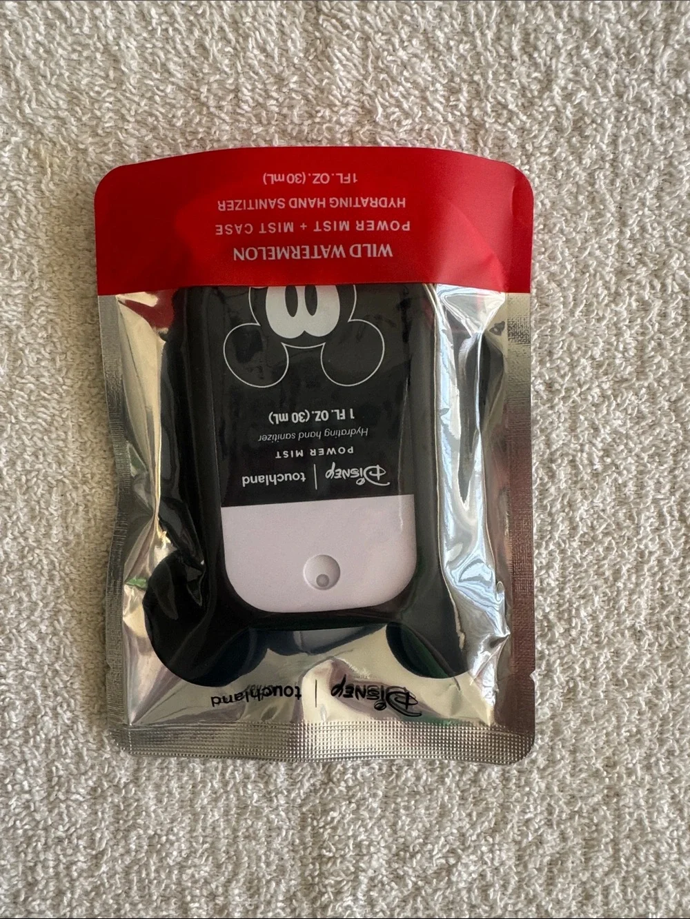 Touchland x Disney Wild Watermelon Power Mist with Black Mickey Case
